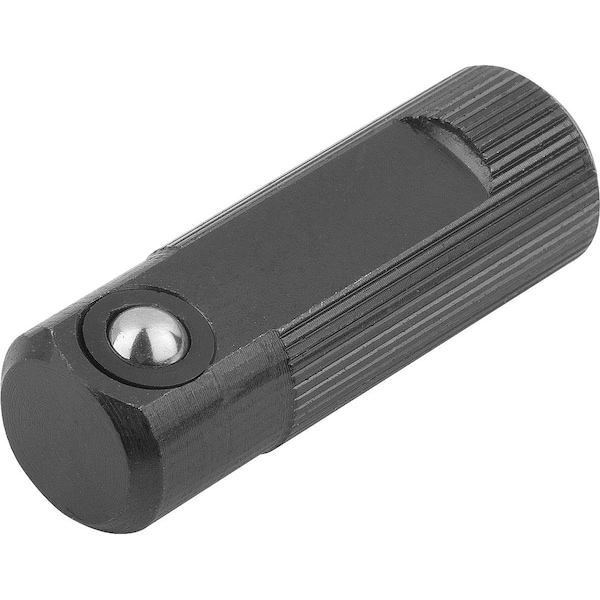 Lateral Spring Plunger Spring Force, Single Sided, D=10 L=30, Form:A, Free-Cutting Steel, Comp:Ss